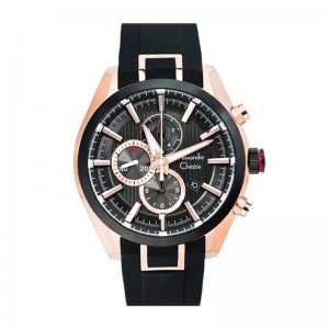 Alexandre Christie AC 6582 Rosegold Black MCRBRBA